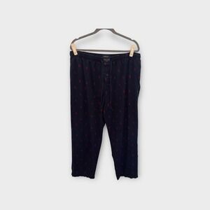 Polo‎ Ralph Lauren Mens XL Pajama Pants Lounge Sleep Bottoms Red Pony Logo
